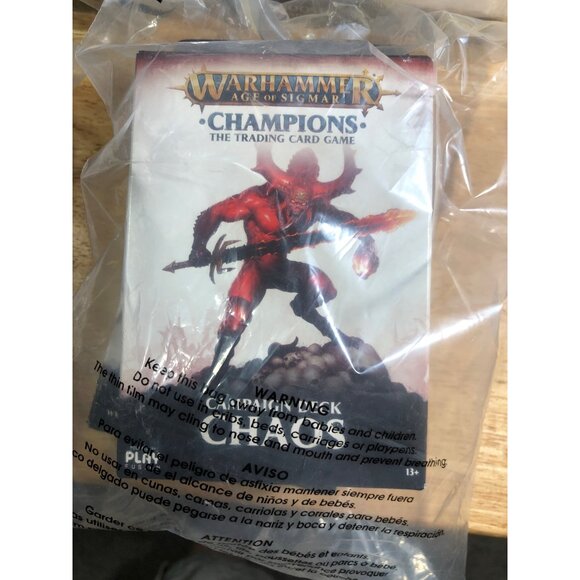 Warhammer Age Of Sigmar Champions Card Game 2 Booster Packs 4 Decks Set Lot - Picture 4 of 12